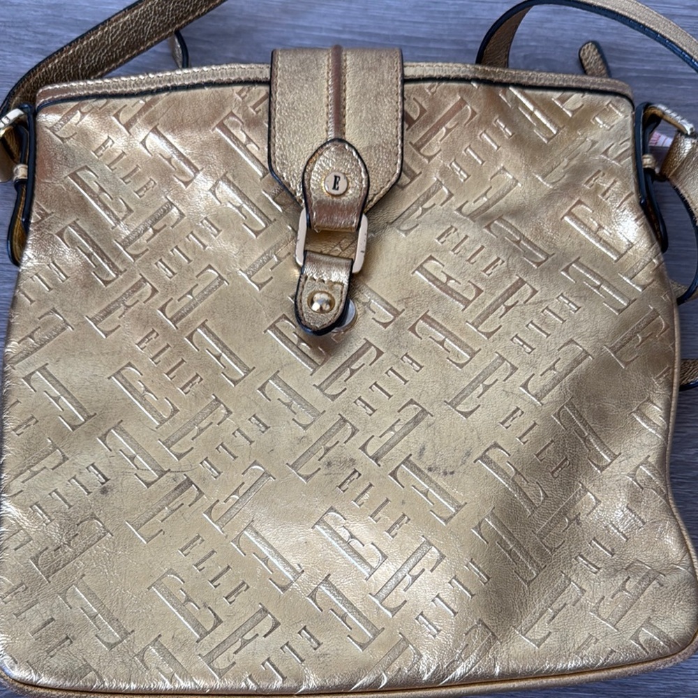ELLE Gold Crossbody Bag - Picture 16 of 16